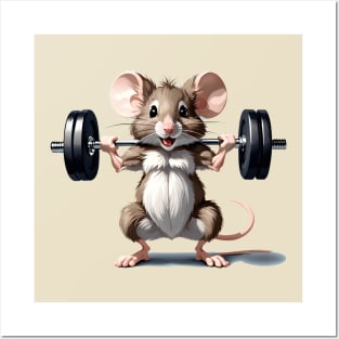 Gym Mouse Posters and Art